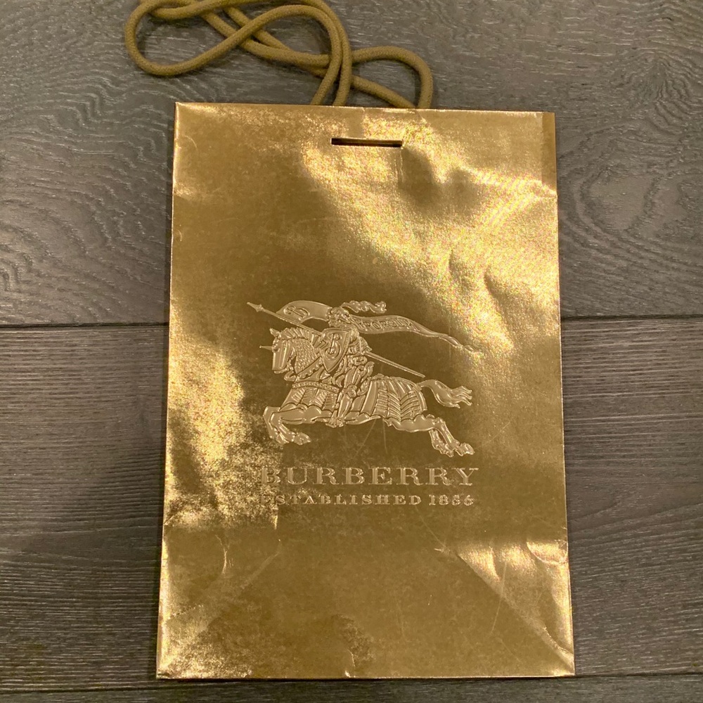Burberry shopping bag small